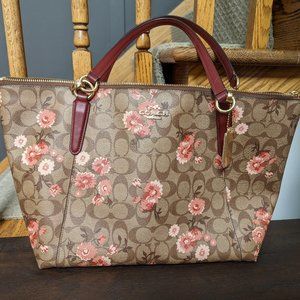 COACH F76677 SIGNATURE PRAIRIE DAISY AVA TOTE